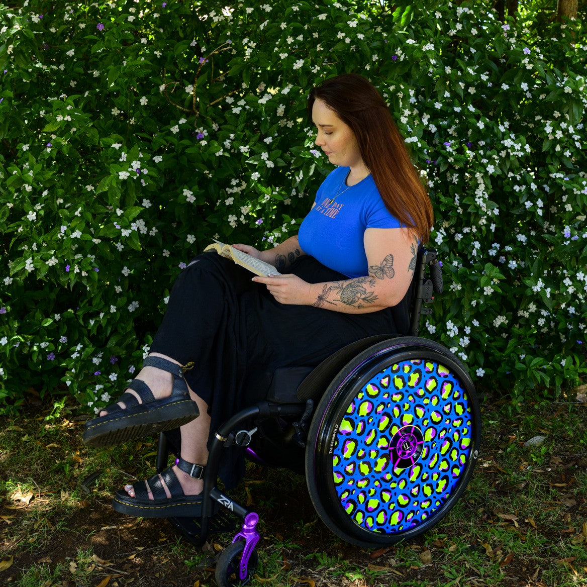 Leopard Purple Green | Teggun Ashleigh