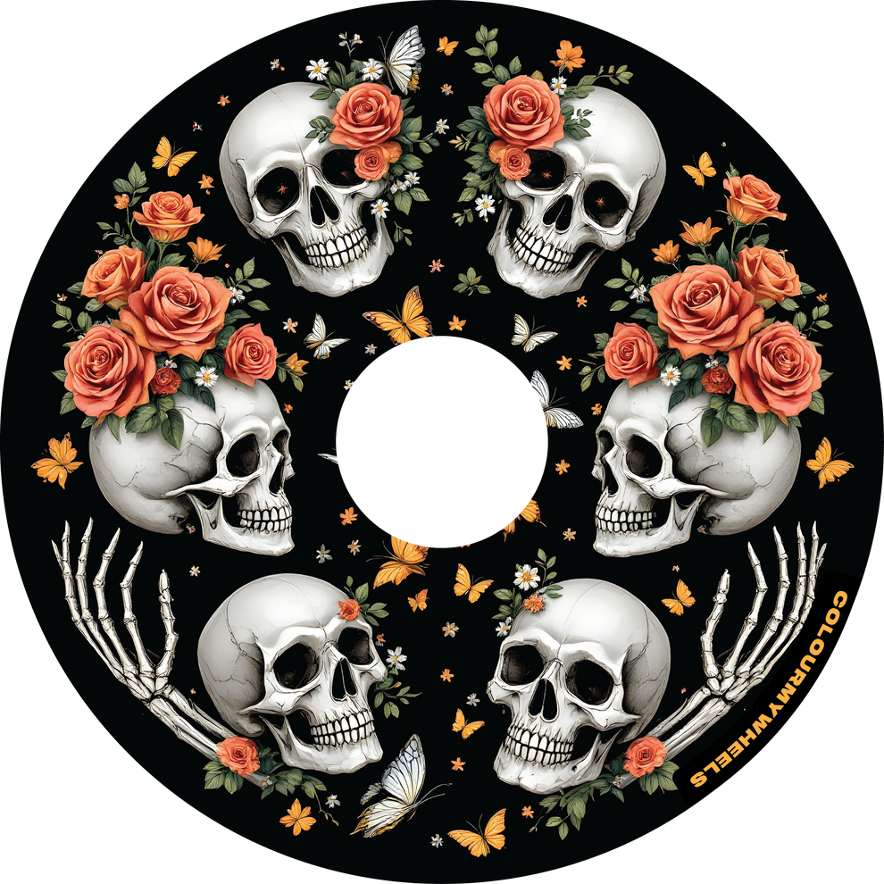 Skulls and Roses | CMW Collection – Colour My Wheels